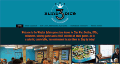 Desktop Screenshot of 3blinddice.com